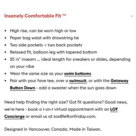 Left on Friday - Getaway Pant - Coconut (white) - Small - Picture 11 of 11